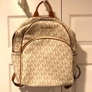 Abbey Medium Pebbled Leather Backpack